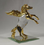 Load image into Gallery viewer, Crystal Pegasus Figurine - Pegasus Miniature Handcrafted By BjCrystalGifts Using Swarovski Crystal
