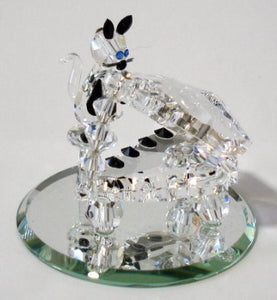 Crystal Cat Playing The Piano - Crystal Cat Miniature