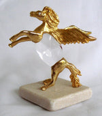 Load image into Gallery viewer, Mystical Flying Pegasus Made Handcrafted By Bjcrystalgifts with Swarovski Crystal
