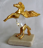 Load image into Gallery viewer, Mystical Flying Pegasus Made Handcrafted By Bjcrystalgifts with Swarovski Crystal
